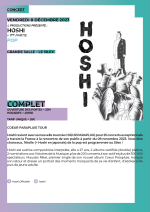 HOSHI // CONCERT – COMPLET